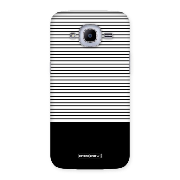 Classy Black Stripes Back Case for Samsung Galaxy J2 2016